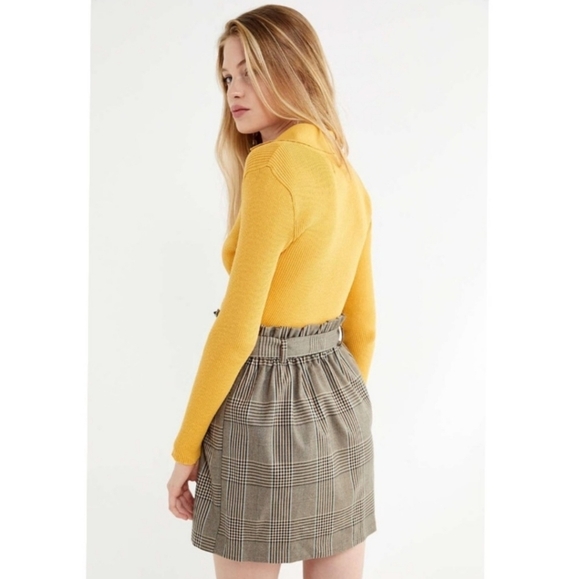 Urban Outfitters Penelope Plaid Skirt Size M Preppy Casual Fall - Picture 2 of 8